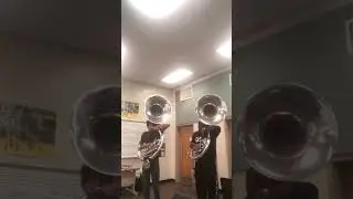 #trumpet #music #musicalgroup #musicband #tuba #band #marchingband #instrumental #shorts
