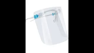Protective Face Shield, Fully Transparent Face and Eye Protection from Droplets and Saliva