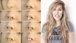 Minha coleção de piercings de septo (furei ou é de pressão?) - Gabriela Capone