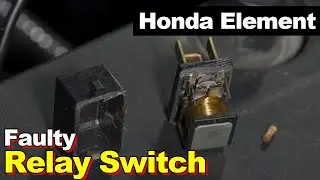 2006 Honda Element Parasitic Battery Drain Caused By Failed AC Clutch Relay Switch