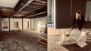 Gym DIY & two idiots with a sledge hammer! 
