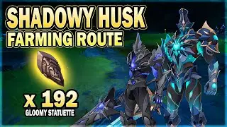 Shadowy Husk / Black Serpents Locations - Efficient Farming Route - Aqua Simulacra Material
