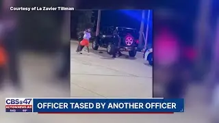 Jacksonville police officer accidentally tases another officer during arrest