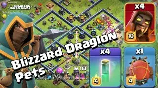 Th14 Blizzard Dragons Pets | Legend League COC