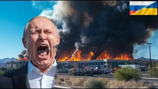 45 MINUTES AGO! F-35s dropped 15 tons of bombs on a Russian weapons depot