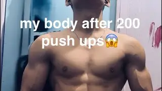 200 push up challenge 😱