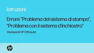 Risolvere err. &ldquo;Probl. sistema stampa&rdquo;, &ldquo;Probl. sistema inch.&rdquo; | Stampanti HP OfficeJet | HP Support