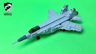 MiG-31 Lego Tutorial (1:120)