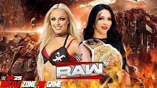 WWE RAW - Liv Morgan vs Stephanie Vaquer - Casket Match - WWE 2K25 4 December 2025