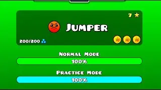 Jumper 100% ALL COINS Geometry Dash