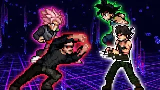 Request | Bardock & John Rambo VS Goku Black (Purgation - Balance) & Terminator T-800 | MUGEN 1.1