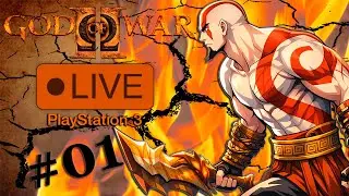 🩸LIVE DE GOD OF WAR 2 REMASTERED PS3 ATÉ ZERAR #01🩸