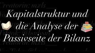Kapitalstruktur und Analyse der Passivseite der Bilanz
