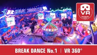 360&deg; extreme wild Ride Bonner Break Dance No. 1 | VR onride POV | Cranger Kirmes | Oculus GO VR360