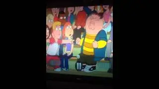 Peters head explodes- family guy
