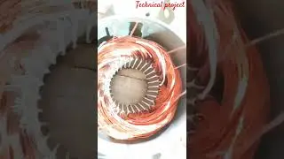motor welding . #technical_project  #motor #welding #coiling