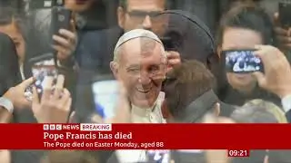 BBC Breakfast - Pope Francis' Death Announcement and Coverage (21 April 2025)
