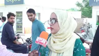 AC Layyah  Sheza Rehman Visit Patrol Pump By Najaf Studio Layyah