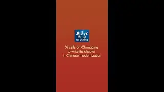 Xinhua News | Xi calls on Chongqing to write its chapter in Chinese modernization