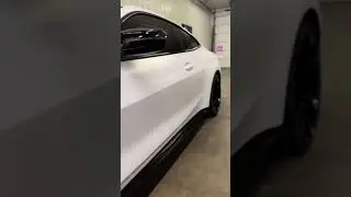 2023 BMW M4 in for Stealth PPF, ceramic coating, and window tint at ZJ Detailing in Dayton OHIO