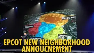 NEW Epcot Neighborhoods Announced | D23 Expo 2019