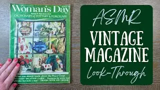ASMR August 1962 Woman's Day Vintage Magazine Look-Through (Soft Spoken/Whisper)