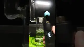 Arizer Solo2 + DabVap v2 190 Celsius with Black Leaf Ballon glass bong and short mouthpiece