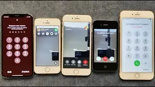 Incoming call iPhone Like at the same time FaceTime trio InOutcall
