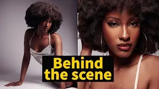 Comment faire un studio photo maison: backstage shooting 2