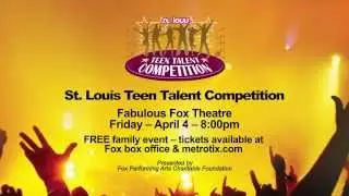 2014 4th Annual St Louis Teen Talent Competition PSA