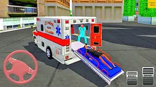 NY City Ambulance Driver Simulator - Emergency Rescue 3D - HD Android Gameplay with Sound