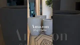 Love this new Amazon find. 3 planters for the price of 1 #amazonmusthaves #planters