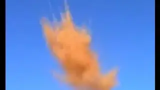 Grenade Explosion / Desert  (Green screen)