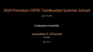 Combustion Instability, O'Connor, Day 2, Part 2