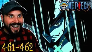 Mihawk Attacks Whitebeard!!! ONE PIECE Anime Ep 461-462 First Time Reaction