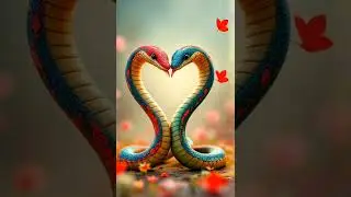 Cute lovely snakes #love #song #piano #ai #music #snake #ytshorts #trump #nationalgeographic