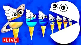 Funny PLANETS for Baby 🪐🌎🔴 | Learn Planets Mercury Venus Earth Mars Jupiter Saturn Uranus Neptune
