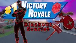 New Spiderman Scarlet Blackout Skin Fortnite Chapter 3 All 