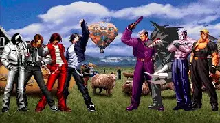 [KOF Mugen] Kyo Kusanagi Team vs Ryuji Yamazaki Team