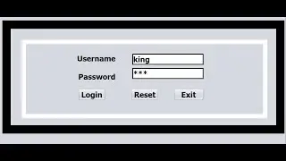 How to Create Login System in Java NetBeans