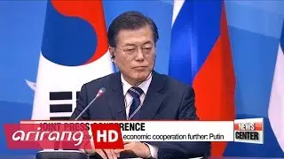Presidents Moon and Putin stress importance of bilateral economic cooperation