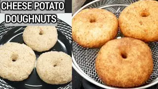 Trending Potato Cheese Donuts | आलू के चीज़ी डोनट्स | Potato Donuts | Onion Rings | Donuts