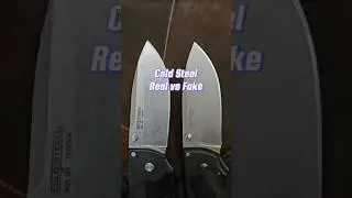 ColdSteel 4Max Scout Real vs Copy