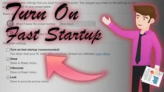 How to turn on fast startup || Quick Tech Tips