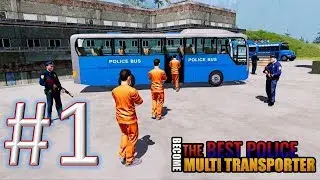 Jail Prisoner Police Bus Transport Plane gameplay walkthrough 1 android & ios