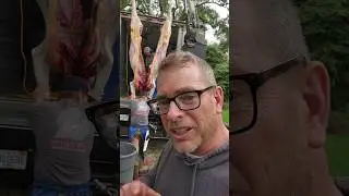 Как работает мобильный мясник на нашей ферме #фермерскаяжизнь #выращивайсвоюеду #сделайсам #говяд...