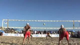 2014 AVP Manhattan Beach Open Jennings Casebeer vs Bourne Hyden
