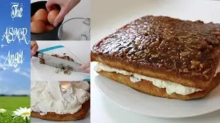ASMR - Making and baking a Birthday Cake (no talking)