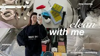 satisfying summer DEEP CLEAN + ORGANIZE with me 🧼