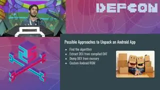 DEF CON 25 - Avi Bashan, Slava Makkaveev - Everything to know about Android packers